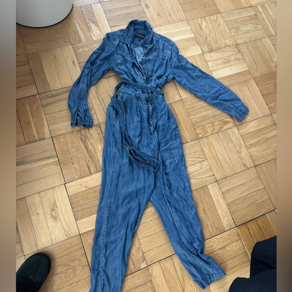 Nordstrom Blue Denim Jumpsuit - Picture 4 of 4